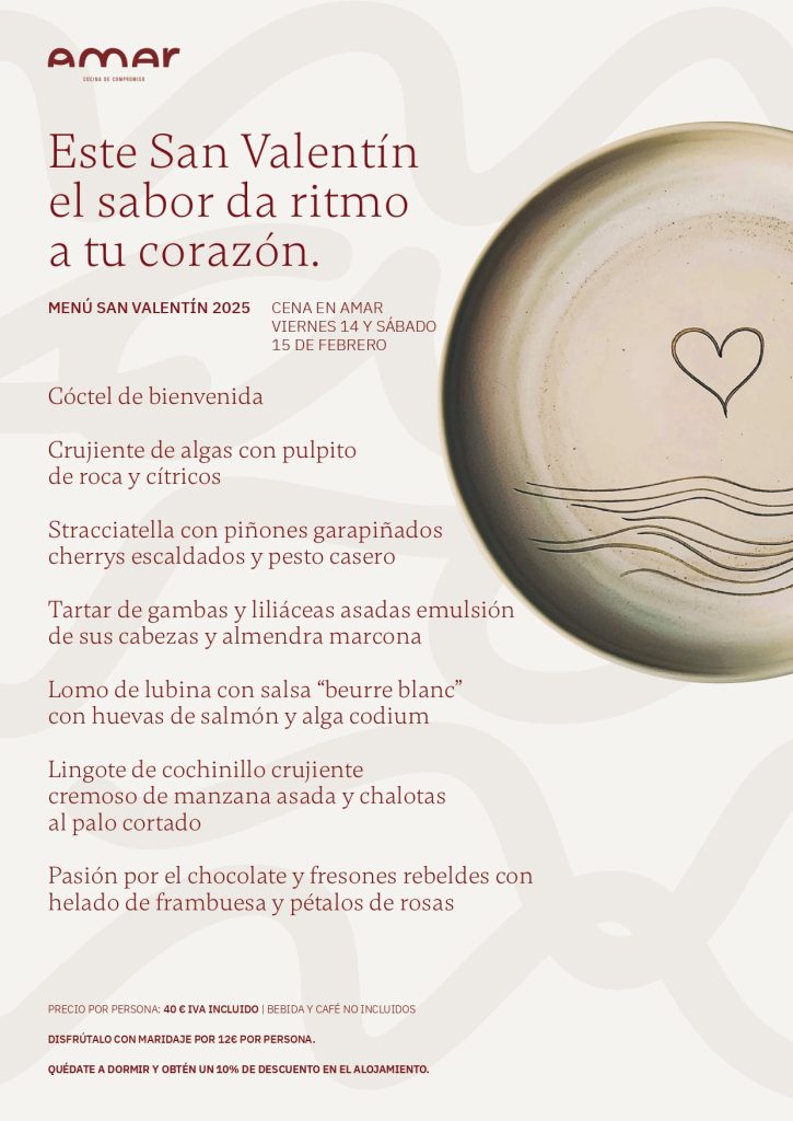 Menú San Valentín 2025 Benicasim - Castellón
